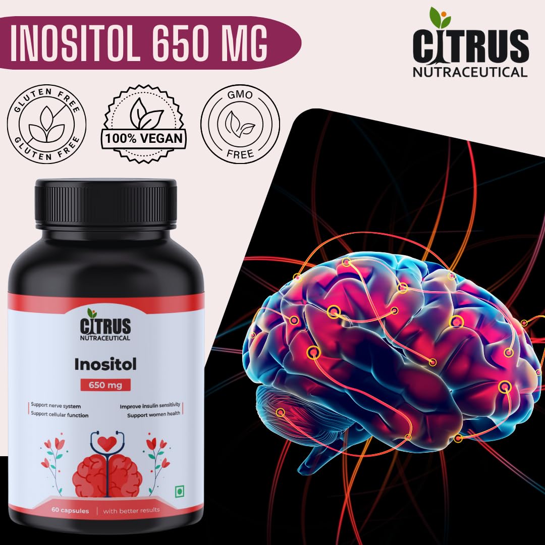 CITRUS NUTRACEUTICAL Inositol 650 mg- 60 Capsules