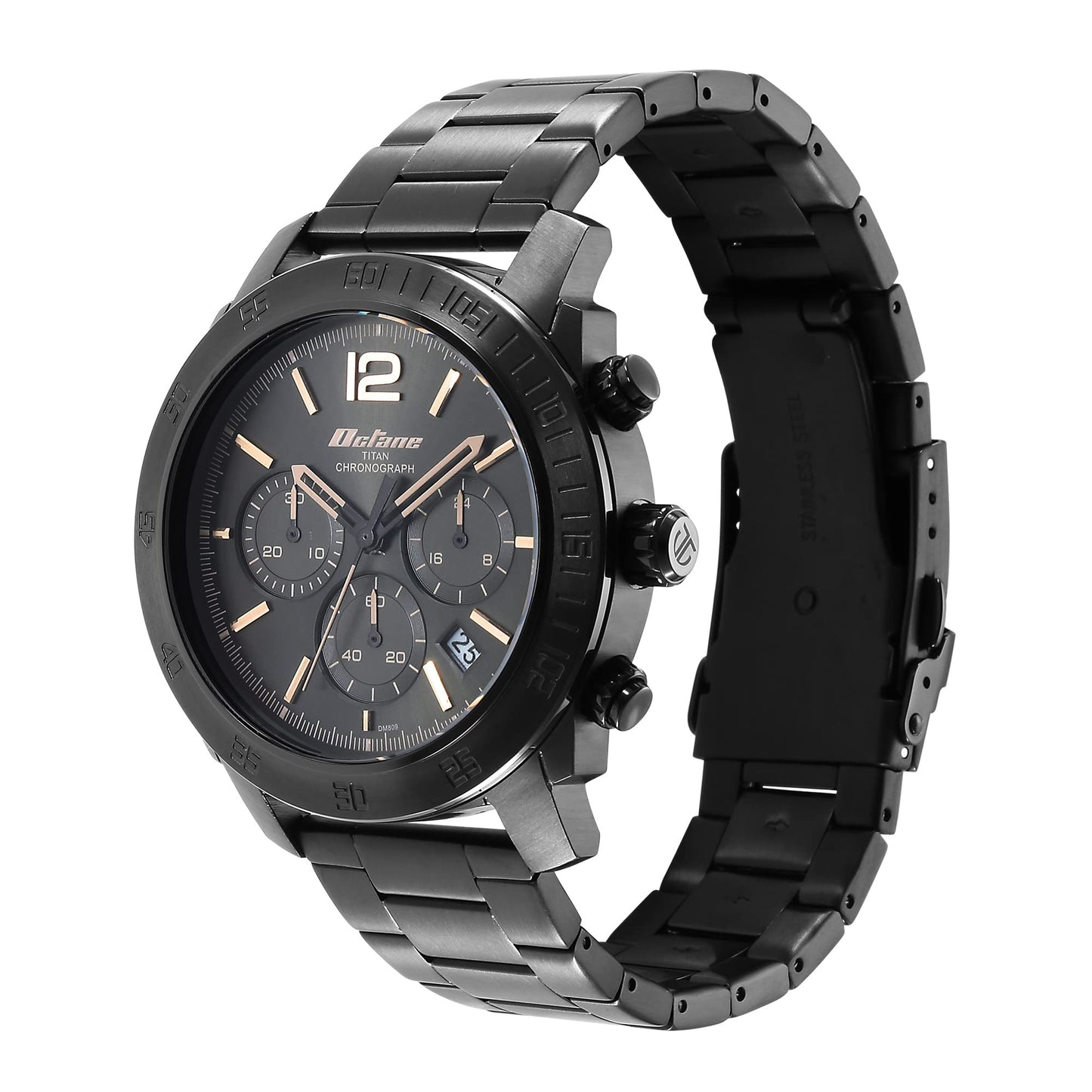 Titan Analog Black Dial Men's Watch-90157NM01- image 5