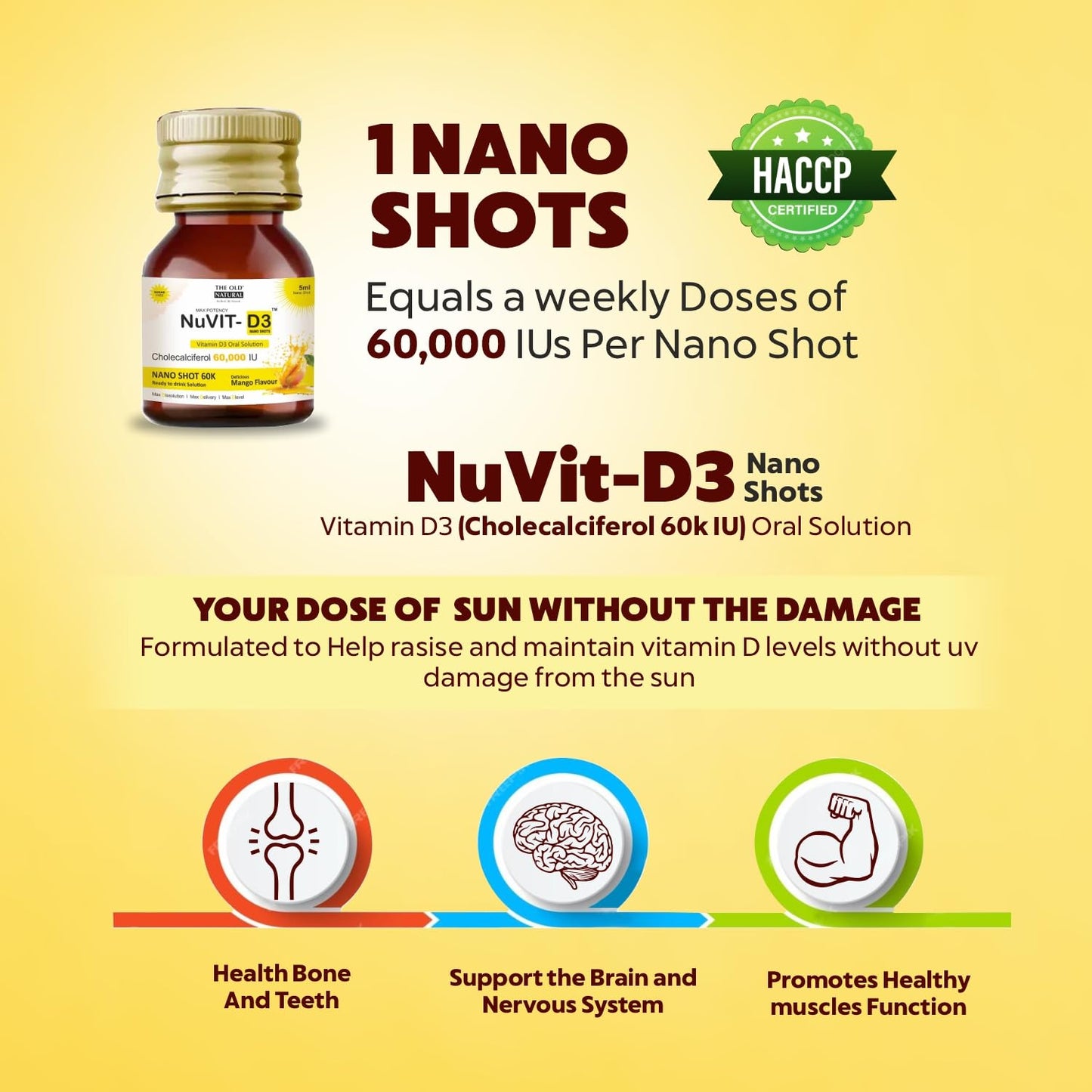 The Old Natural Nuvit D3 Vitamin D3 60000 Iu I Cholecalciferol Vitamin- image 7