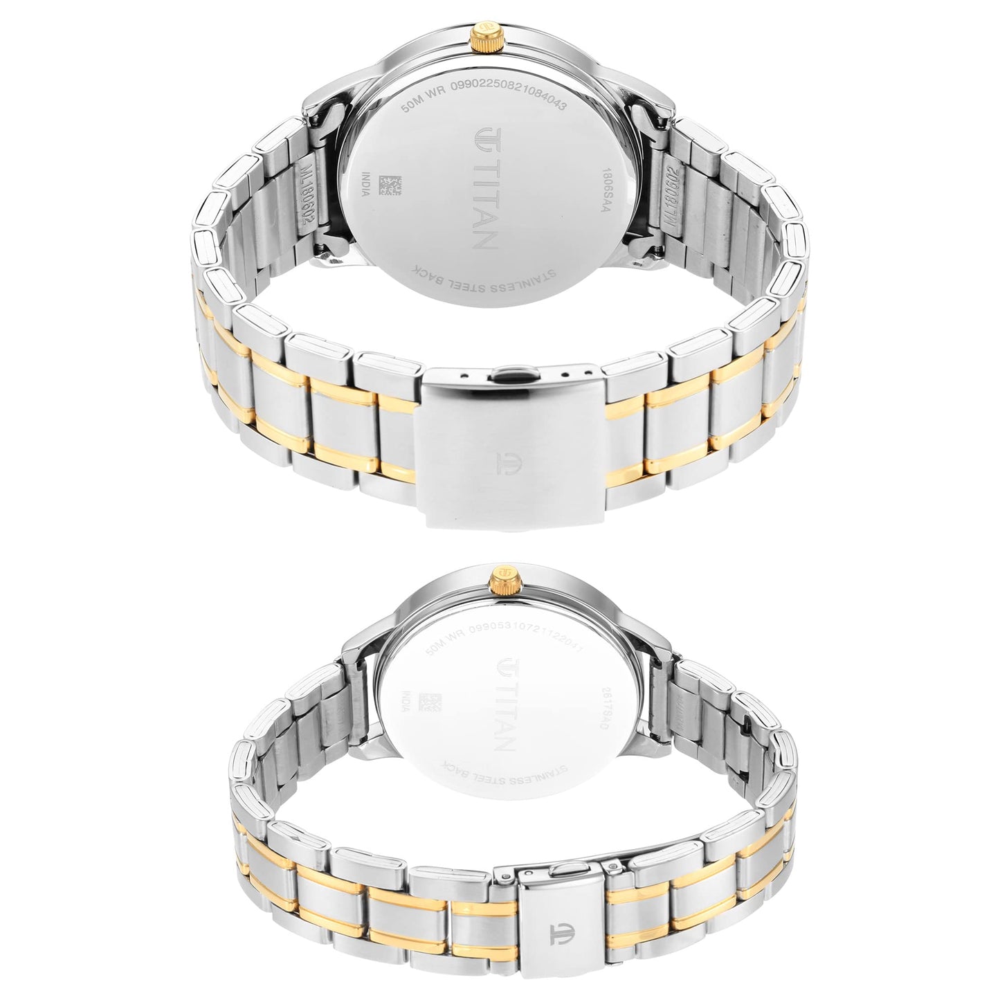 Titan Men Stainless Steel Analog Blue Dial Watch-18062617Bm01, Band Col- image 5