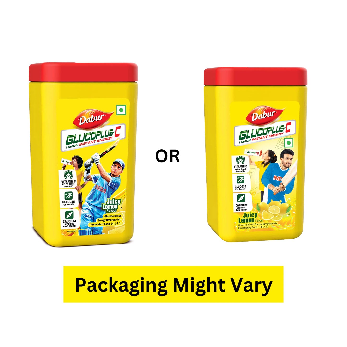 Dabur Gluco Plus C Energy Boost Lemon - 400 g Jar- image 3