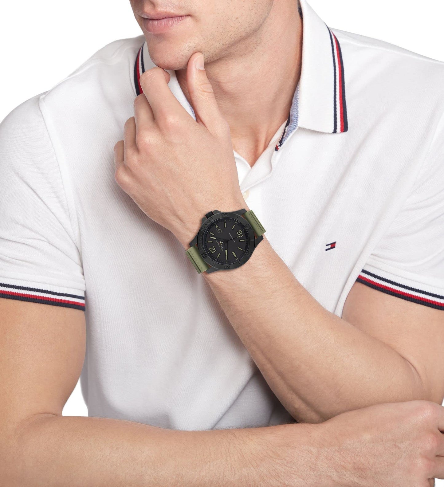 Tommy Hilfiger Analog Black Dial Watch for Men-NETH1791992