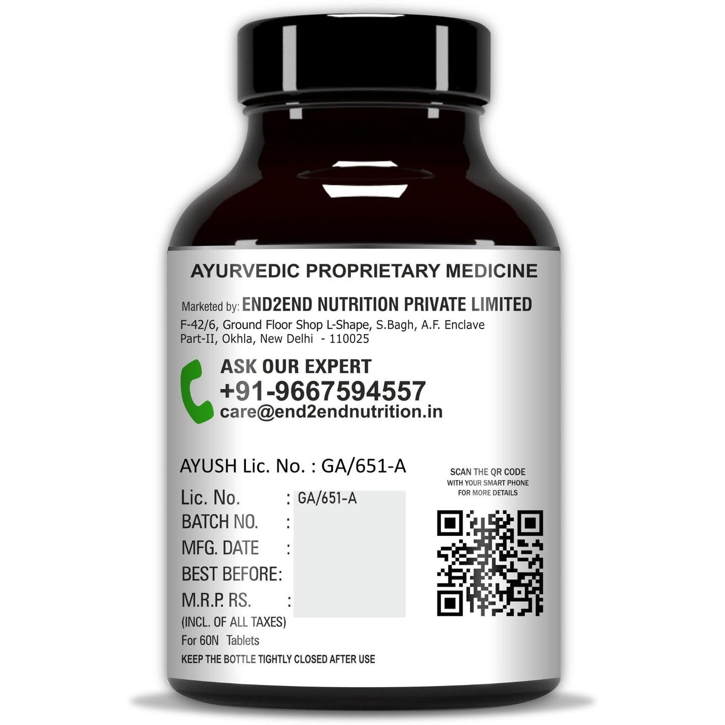 End2End Nutrition PerformX Natural Testosterone Booster for Men made with Pure Shilajt/Shilajeet, Gokhru, Ashwagandha, Safed Musli for Muscle Gain, Strength and Stamina β 30 Capsules