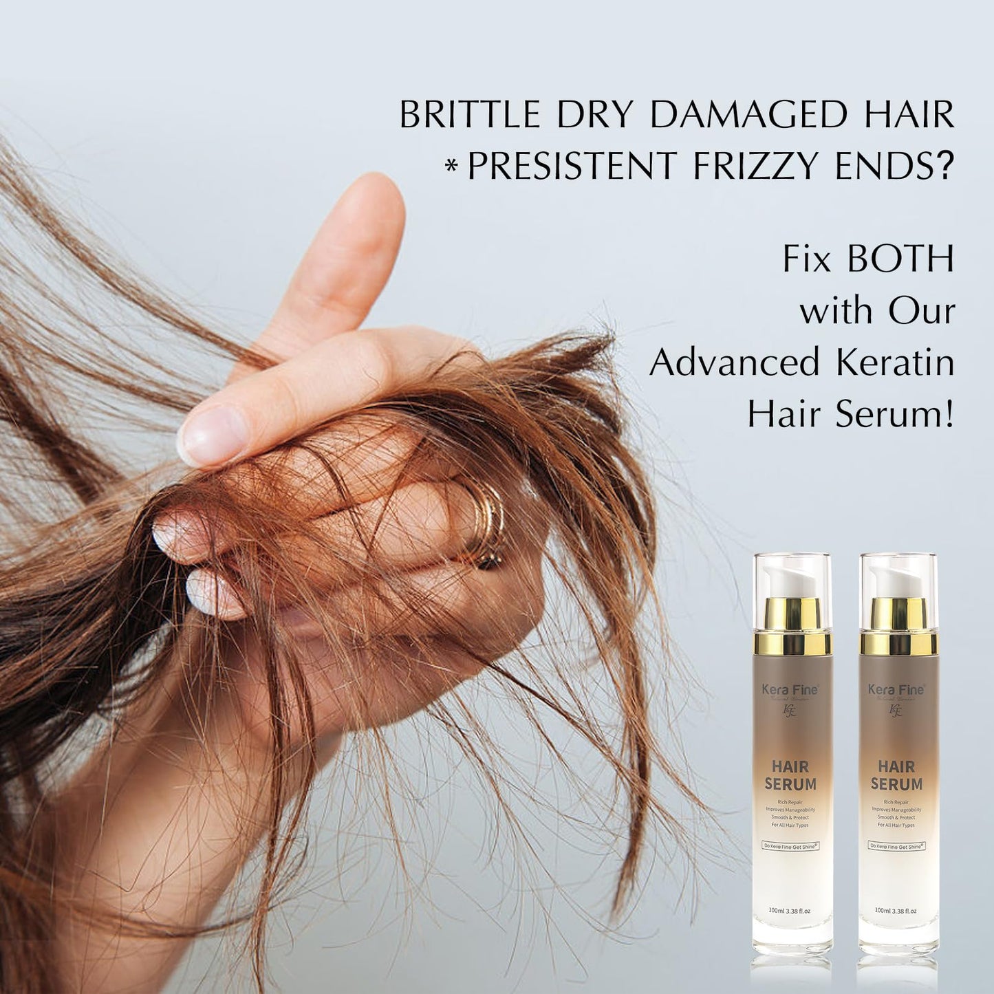 Kera Fine Hair Serum | 100ml| For All Hair Types- image 9