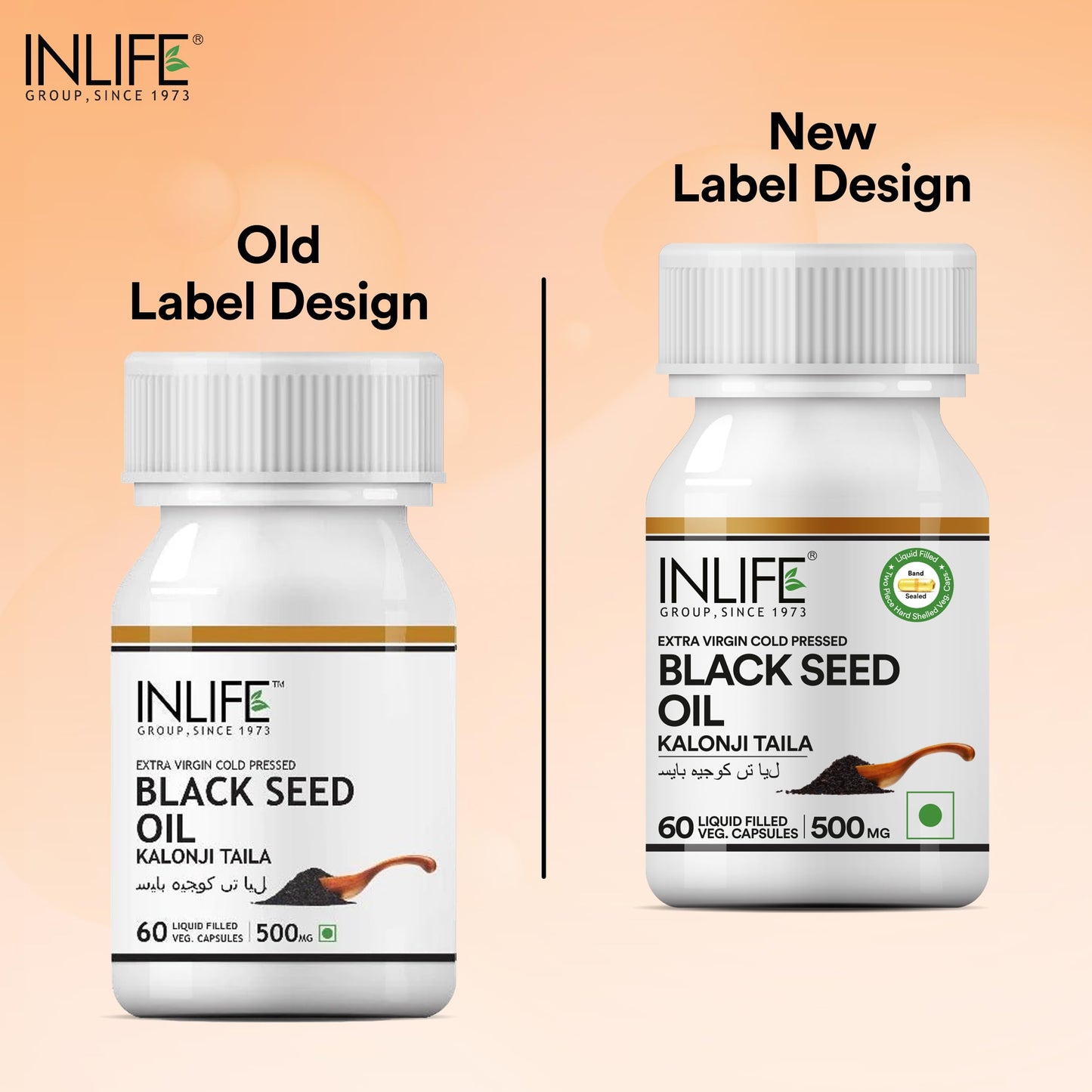 Inlife Black Seed Oil, Extra Virgin Cold Pressed, 500 mg - 60 Vegetaria- image 8