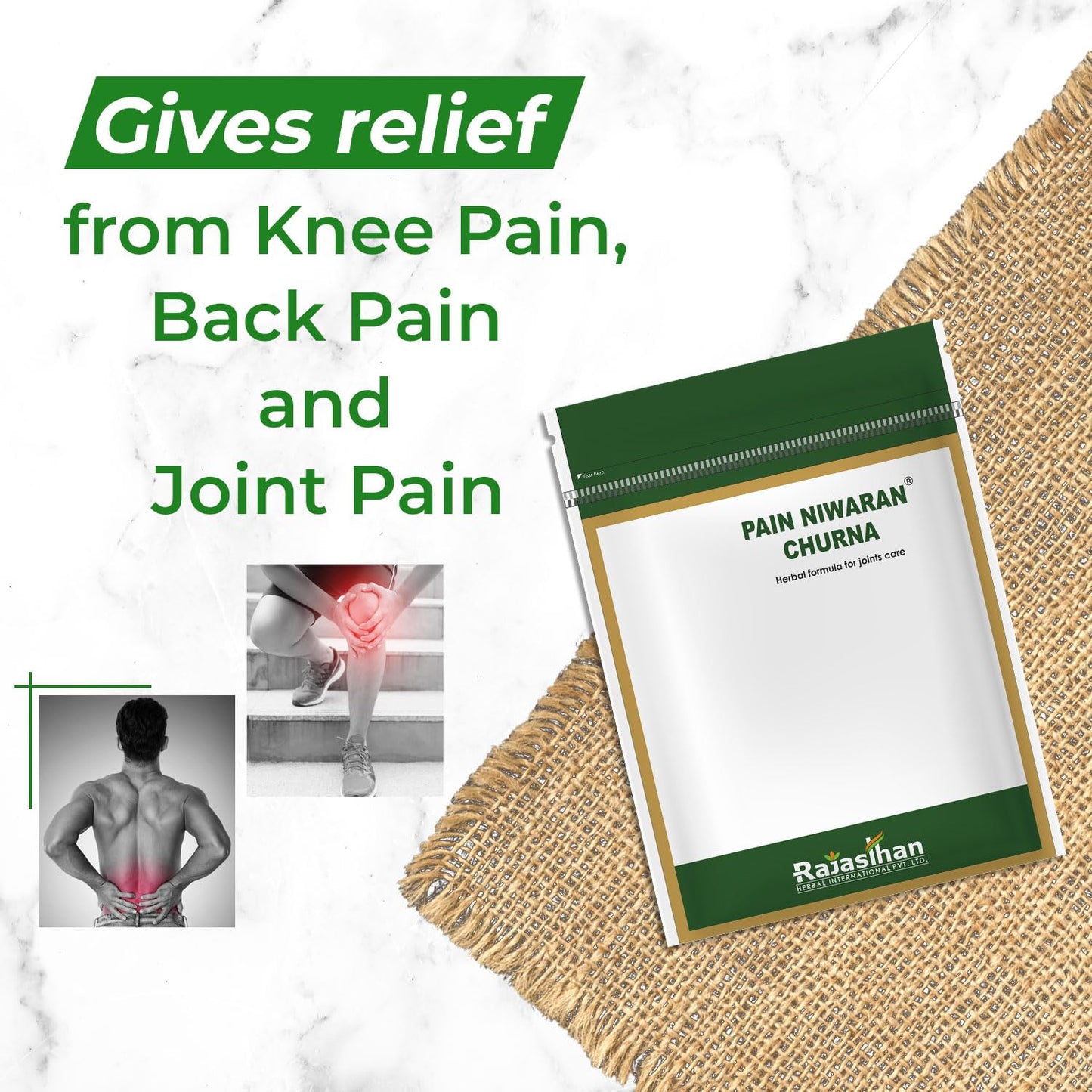 PAIN NIWARAN CHURNA by Rajasthan Aushdhalaya (Pack of 4 x 135gm) Joint- image 8