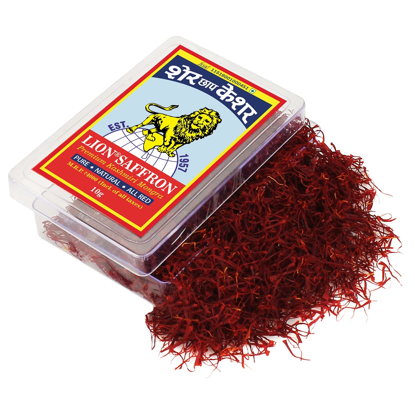 LION BRAND SAFFRON,10g, Original Mongra Kashmiri Saffron/Kesar (A++ Gra- image 6