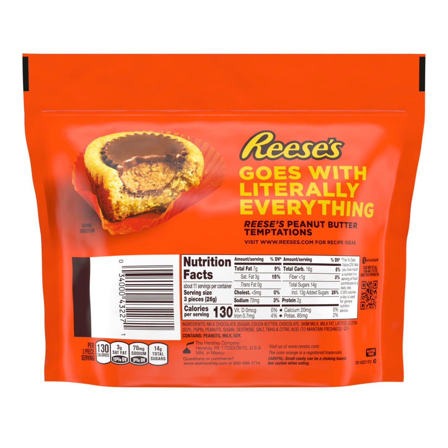 HERSHEY's Reese's Miniature Cups Milk Chocolate & Peanut Butter Share P- image 7
