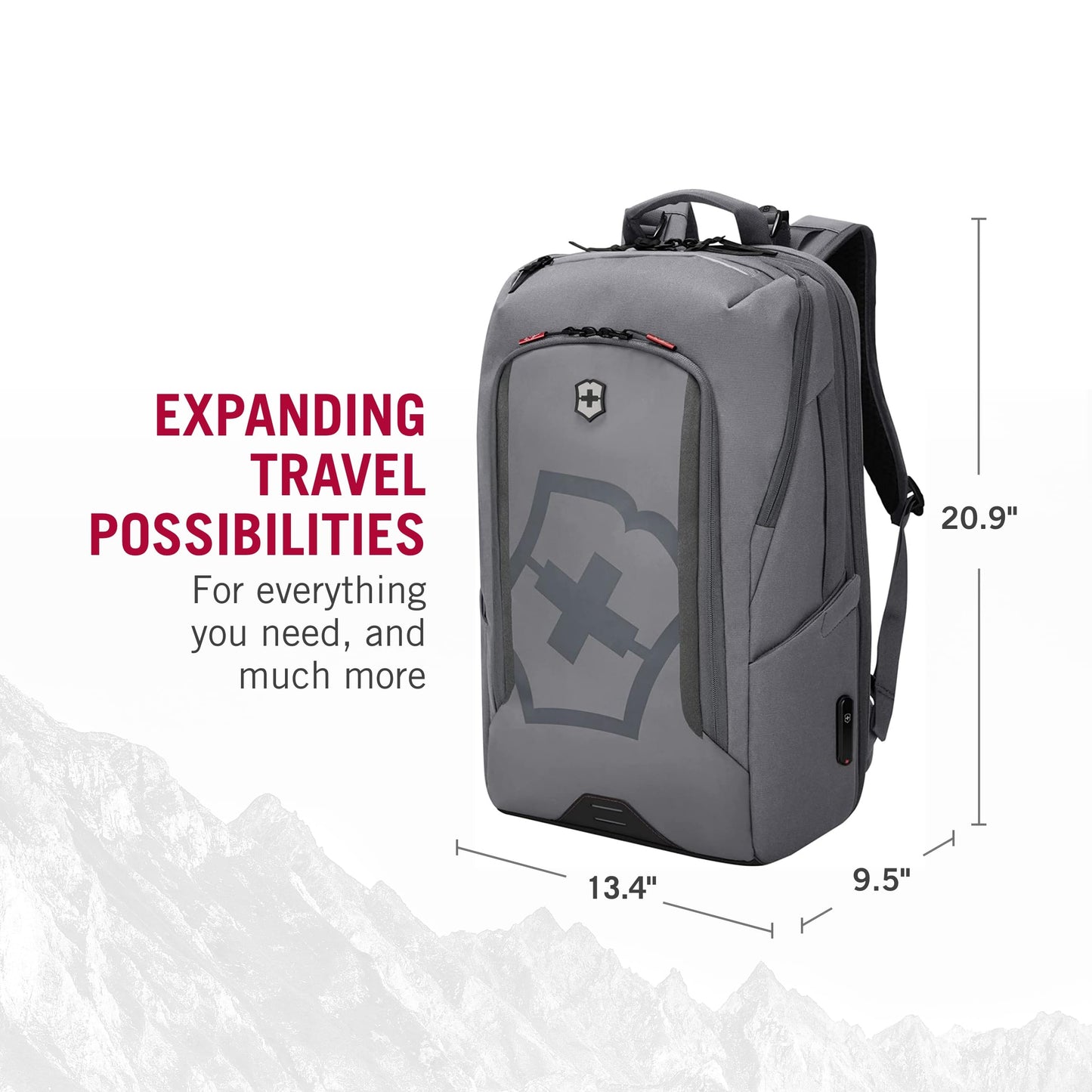 Victorinox Touring 2.0, Traveler Backpack, Stone Grey (612119)