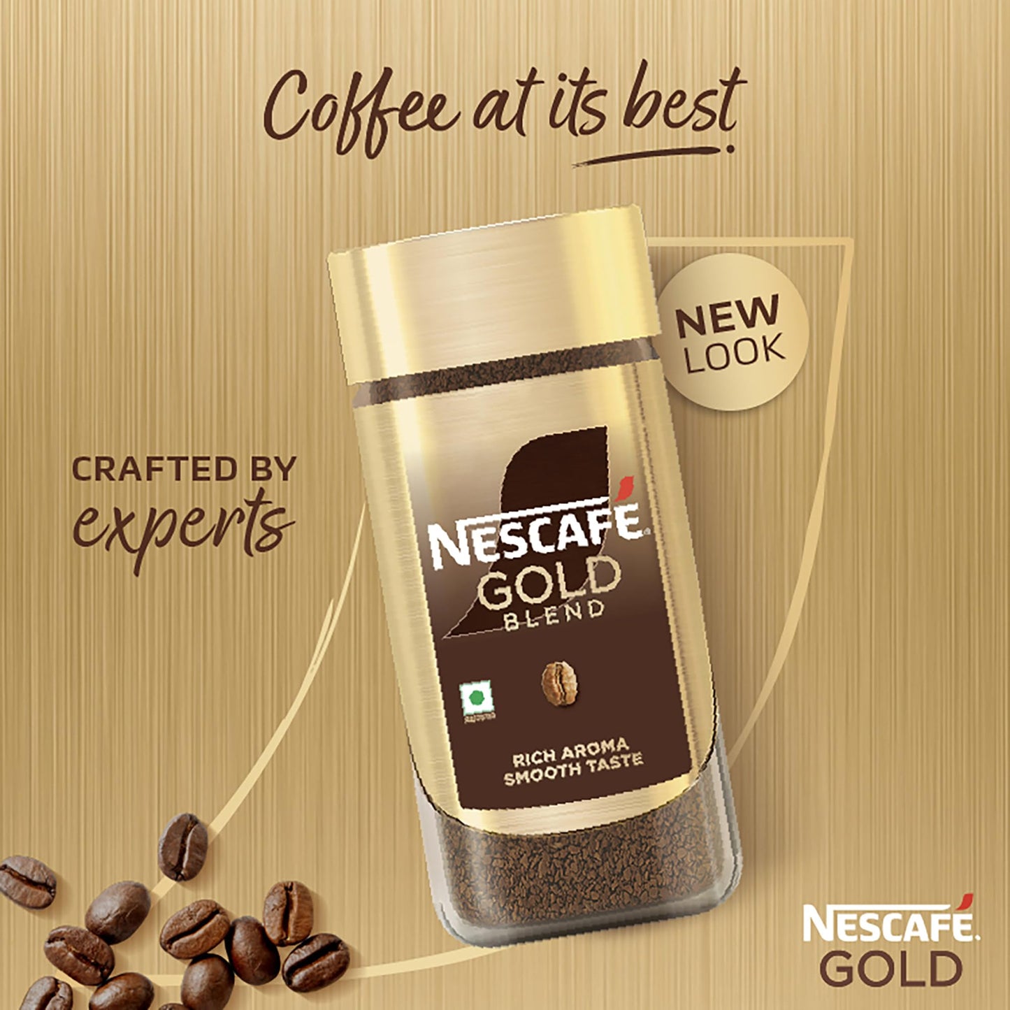 NESCAFE Gold Instant Coffee Powder | Premium Imported Coffee | Freeze Dried | Rich & Smooth Taste | 50g, Jar