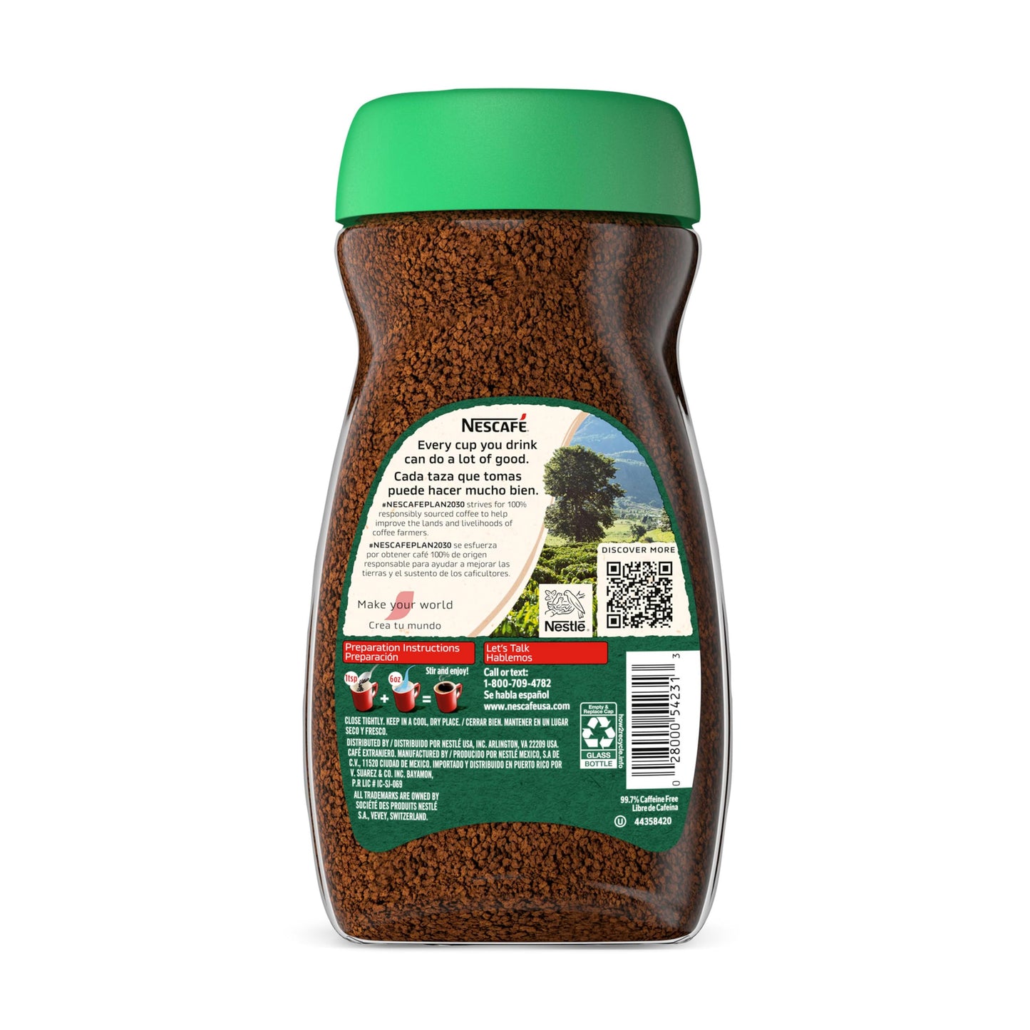 Nescafé Clasico Decaf Coffee, 7.05 oz ℮ 200 g