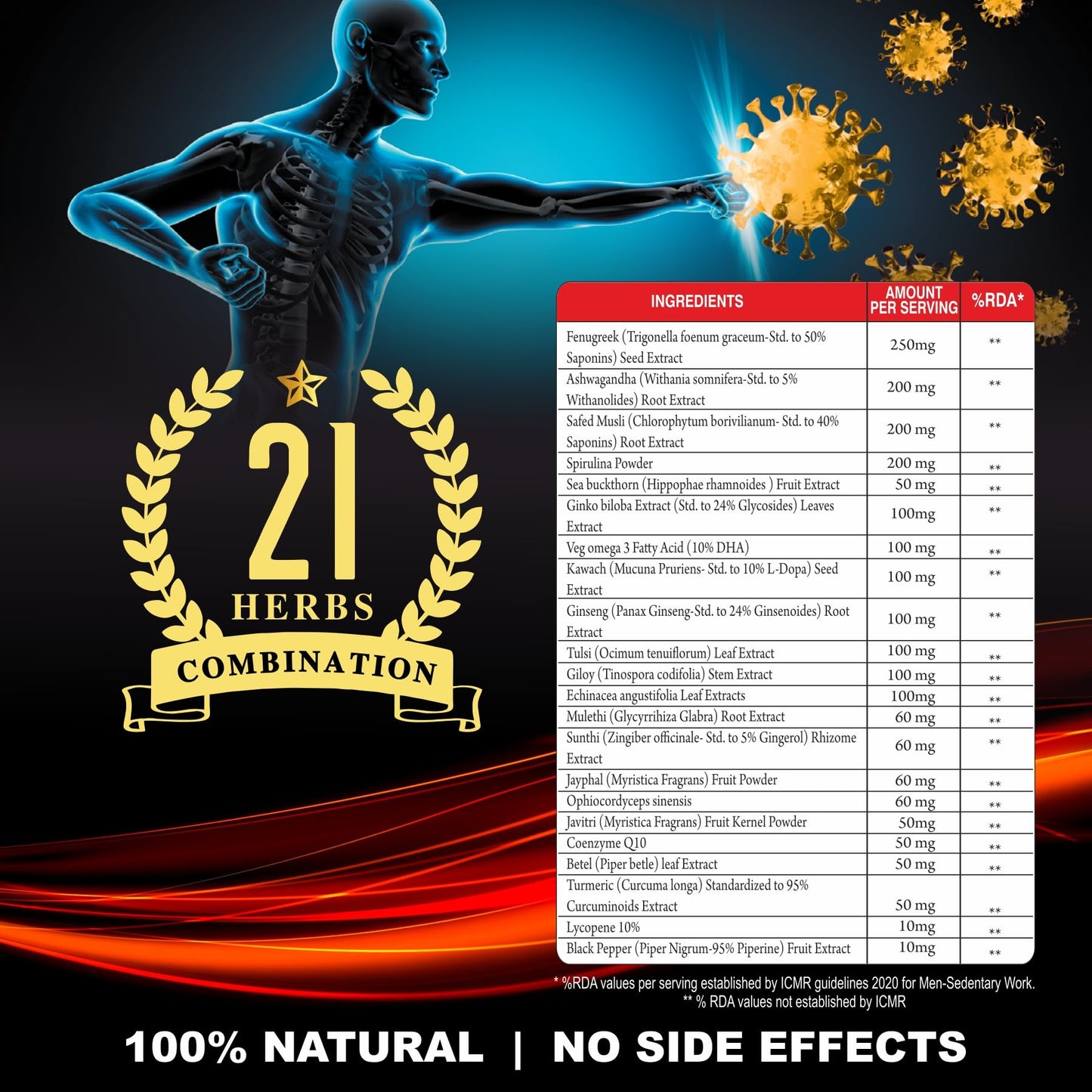 SVGH Health Care Suprahance Immuno Booster, Boost Overall Health | Immunity Booster Supplement For Immunity With Natural Ingredients For Men, Women | Immunity and Wellbeing (30 Tablets)