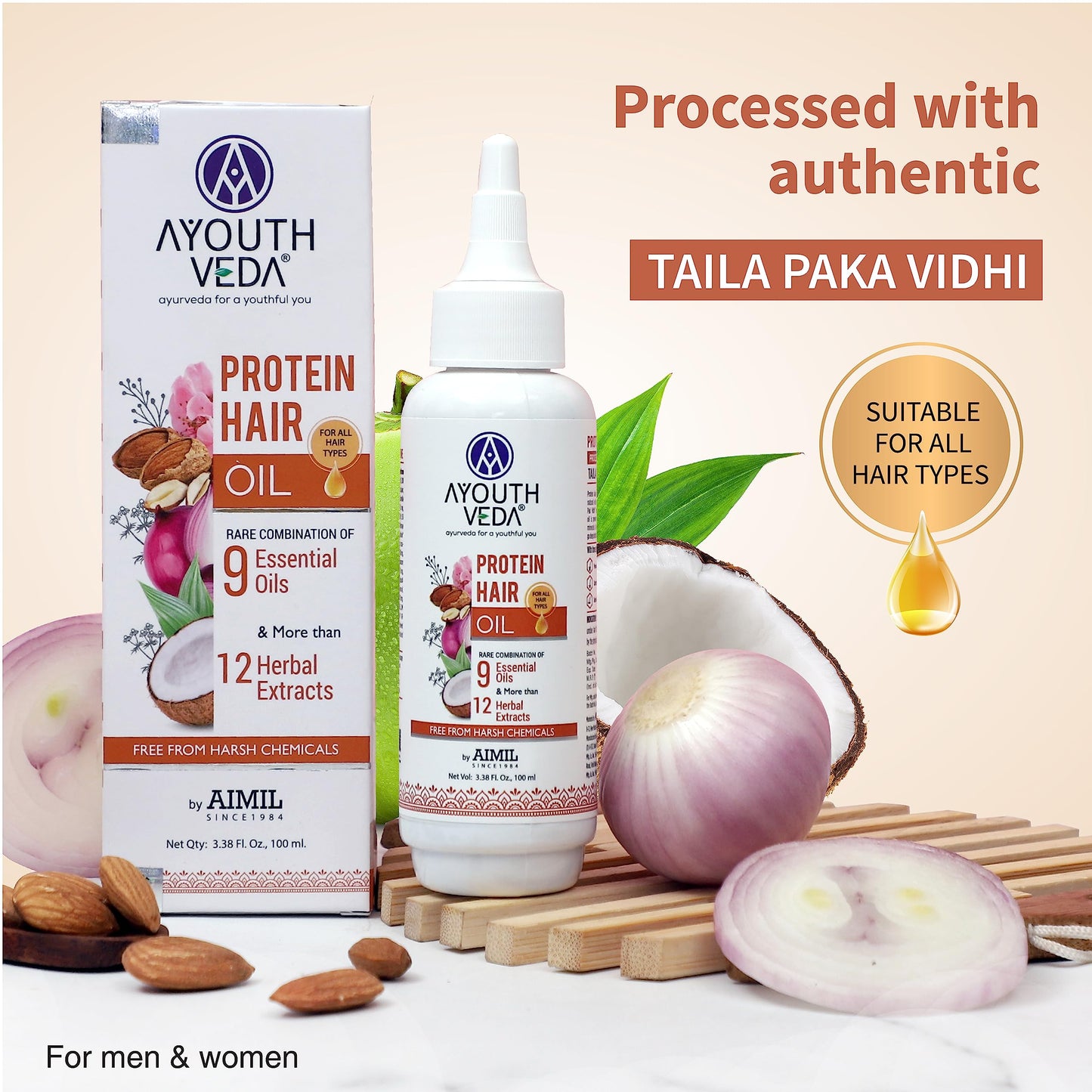 Ayouthveda Protein Hair Oil For Healthy Hair | Blend of Essential Oil &- image 8