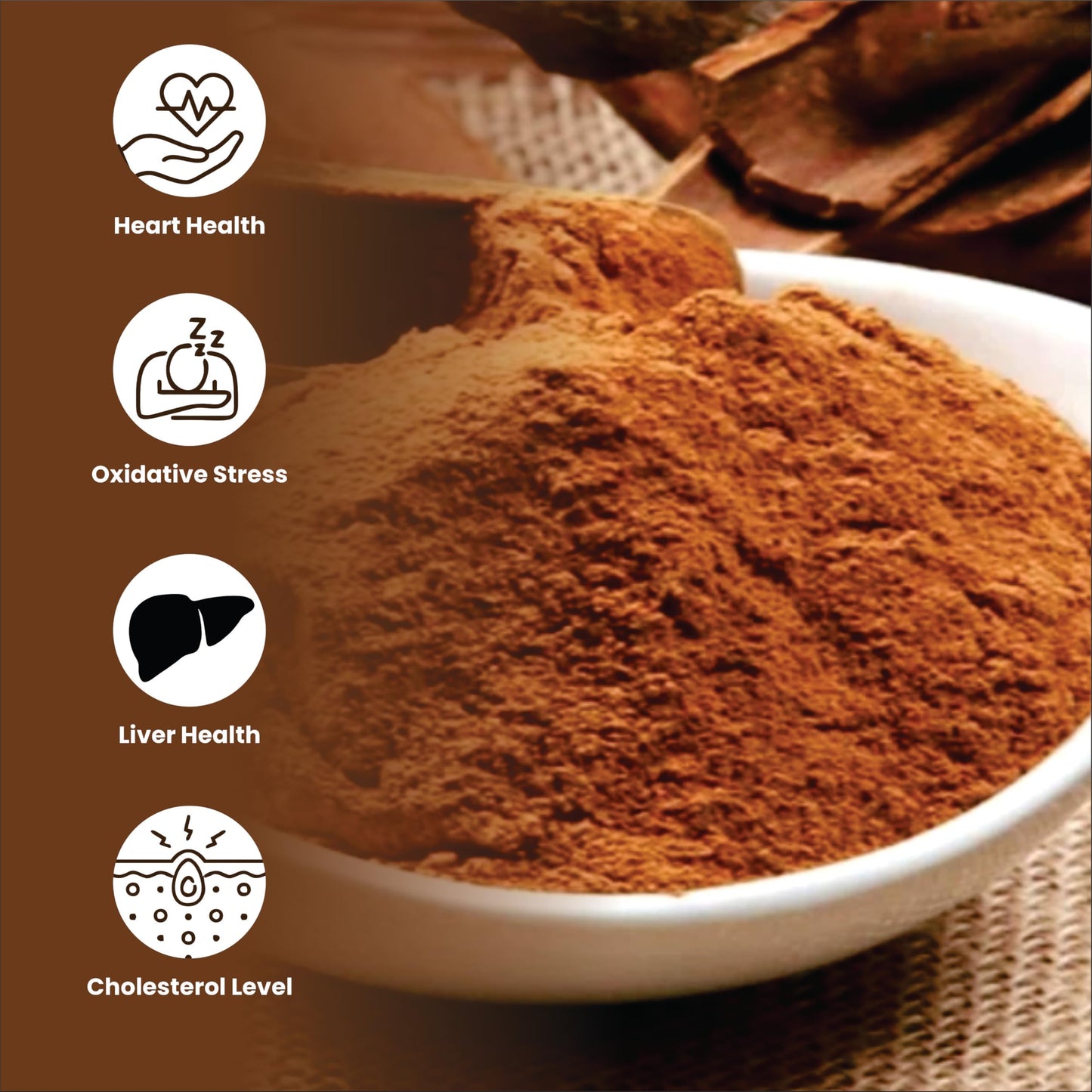 Smart Organics Arjuna Powder – 100% Pure & Natural Arjuna Bark Powder | Supports Heart Health & Wellness | 100g (7oz) | Vegan & Non-GMO