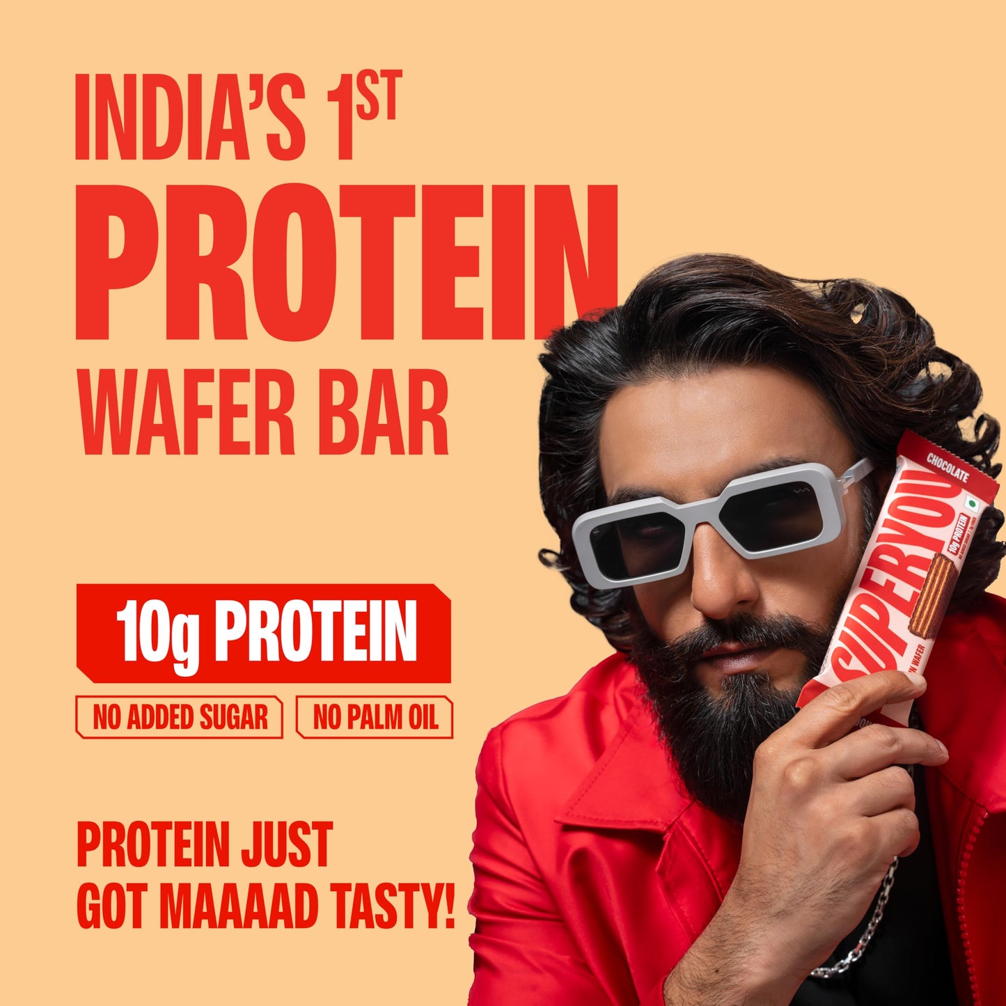 Superyou Choco Peanut Butter Protein Wafer Bars (Pack Of 10)|10 Gram Pr- image 7