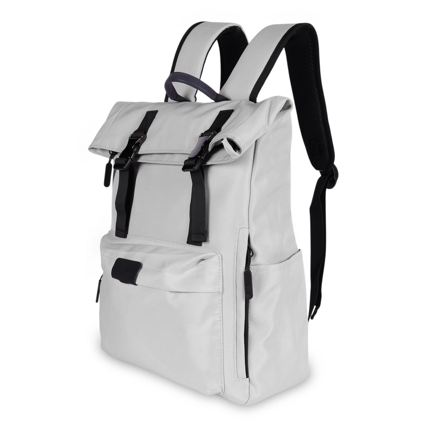 VOYAGER PARIS Vanguard Roll Top Laptop Backpack | Premium Polyester Fab- image 7