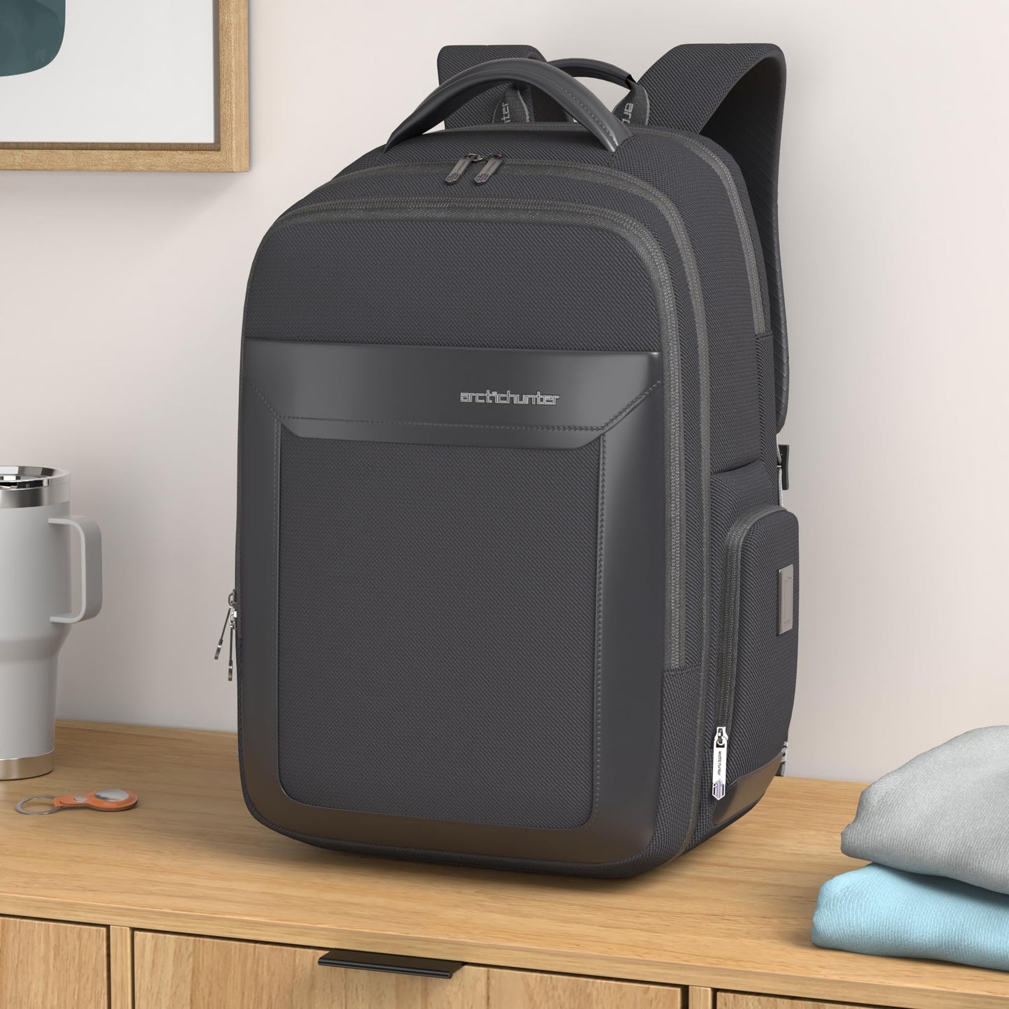 Arctic Hunter Travel Backpack for Men 45L Large Heavy Duty Office Trave- image 8