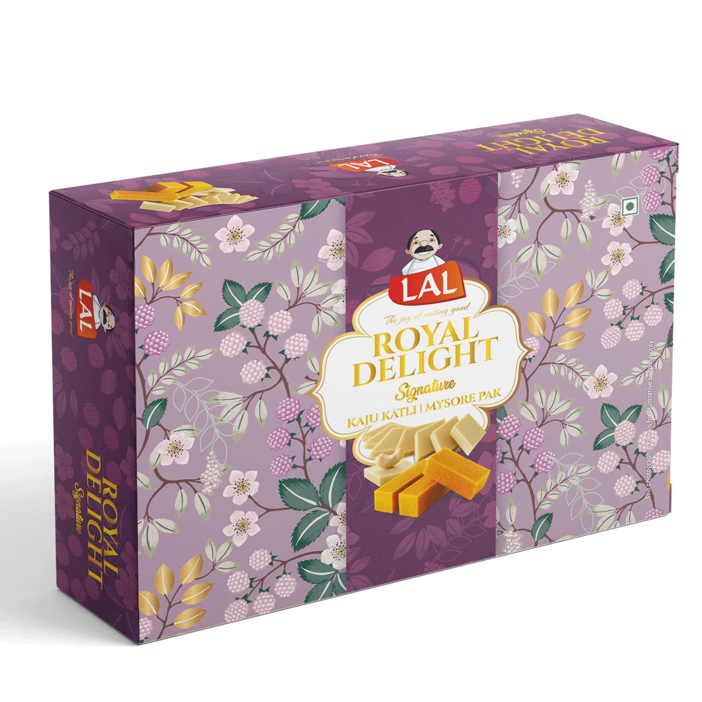 Lal Sweets Royal Delight 400g (Pack of 1) | Fresh Cashew Nuts | Desi Gh- image 8