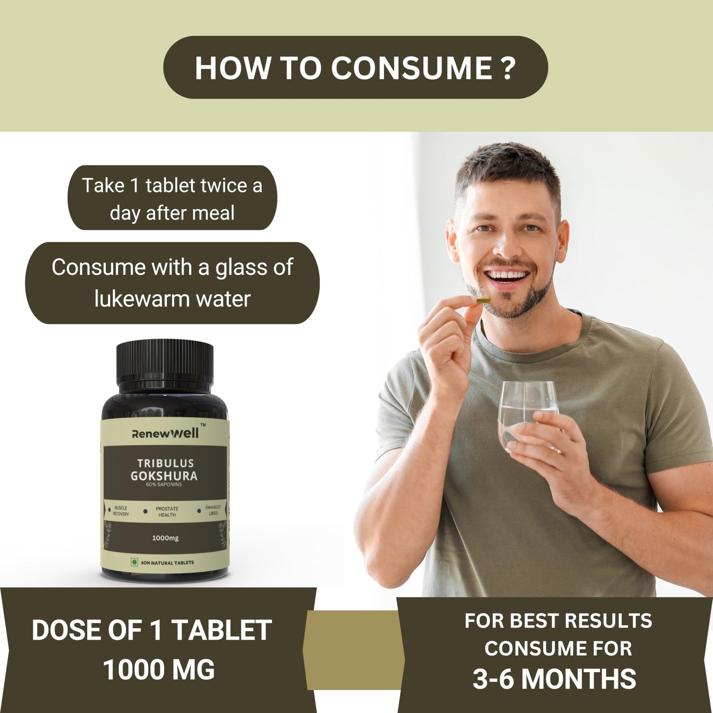 Renewwell Pure Himalayan Shilajit 20gm with Fulvic Acid & Tribulus Gokshru 1000mg Tablets | Stamina for Athletic Performance | Natural Energy Booster | Muscle Growth Pack of 2