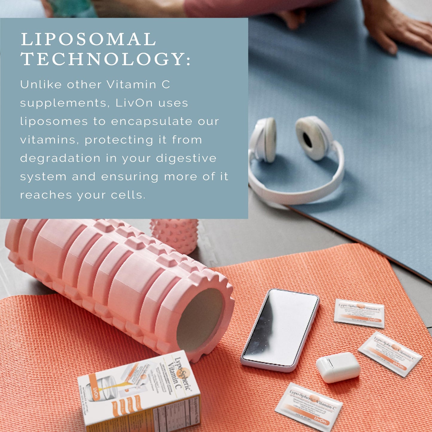 LivOn Laboratories ASTERVEDA Lypo-Spheric Vitamin C Supplements,Liposomal Encapsulation Technology,Supports Natural Collagen Production,Supports Immune System,Rich In Antioxidants (30 Packets)