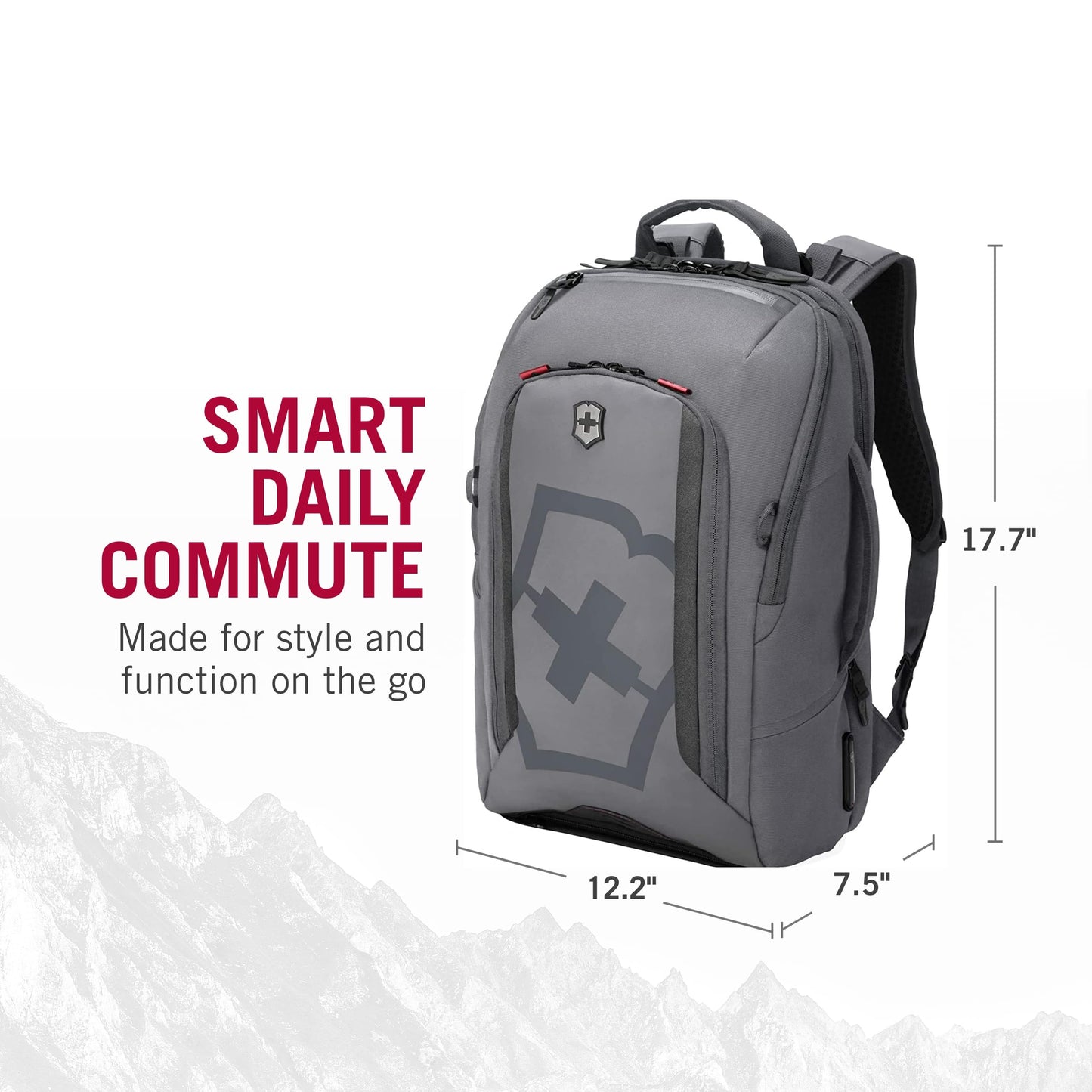 Victorinox Touring 2.0, Commuter Backpack, Stone Grey (612117)