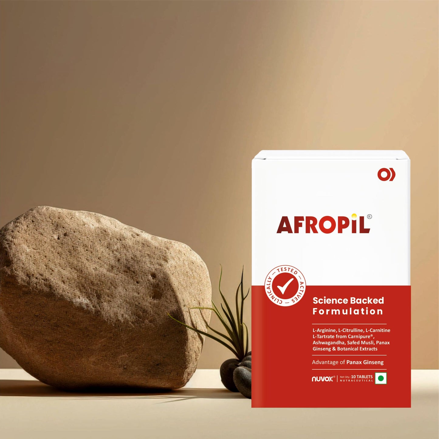 Nuvox Afropil enriched with Ashwagandha (Pack of 3)