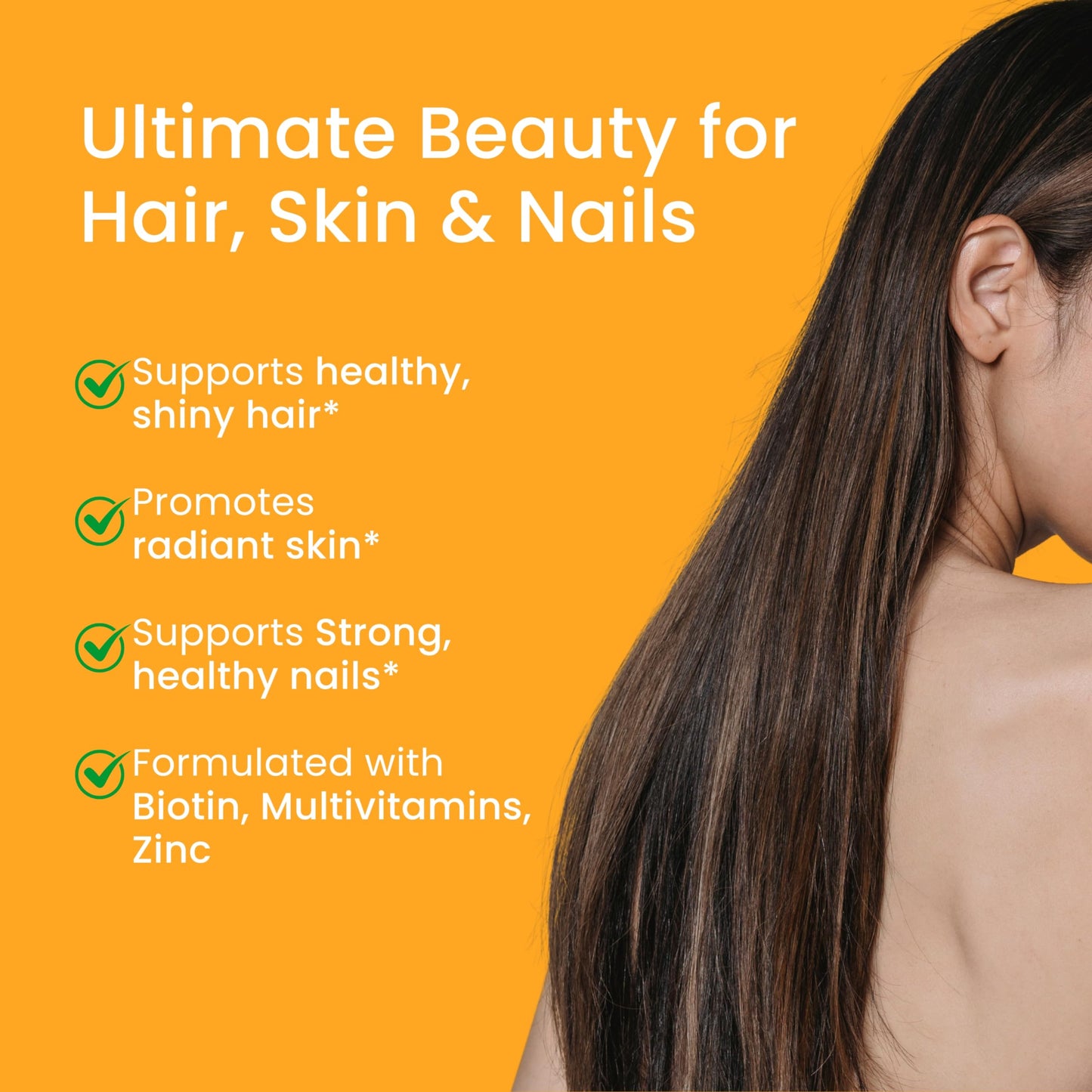 AITHEN shape it up Biotin Hair Gummies (30 Day Pack) For Women & Men- image 7