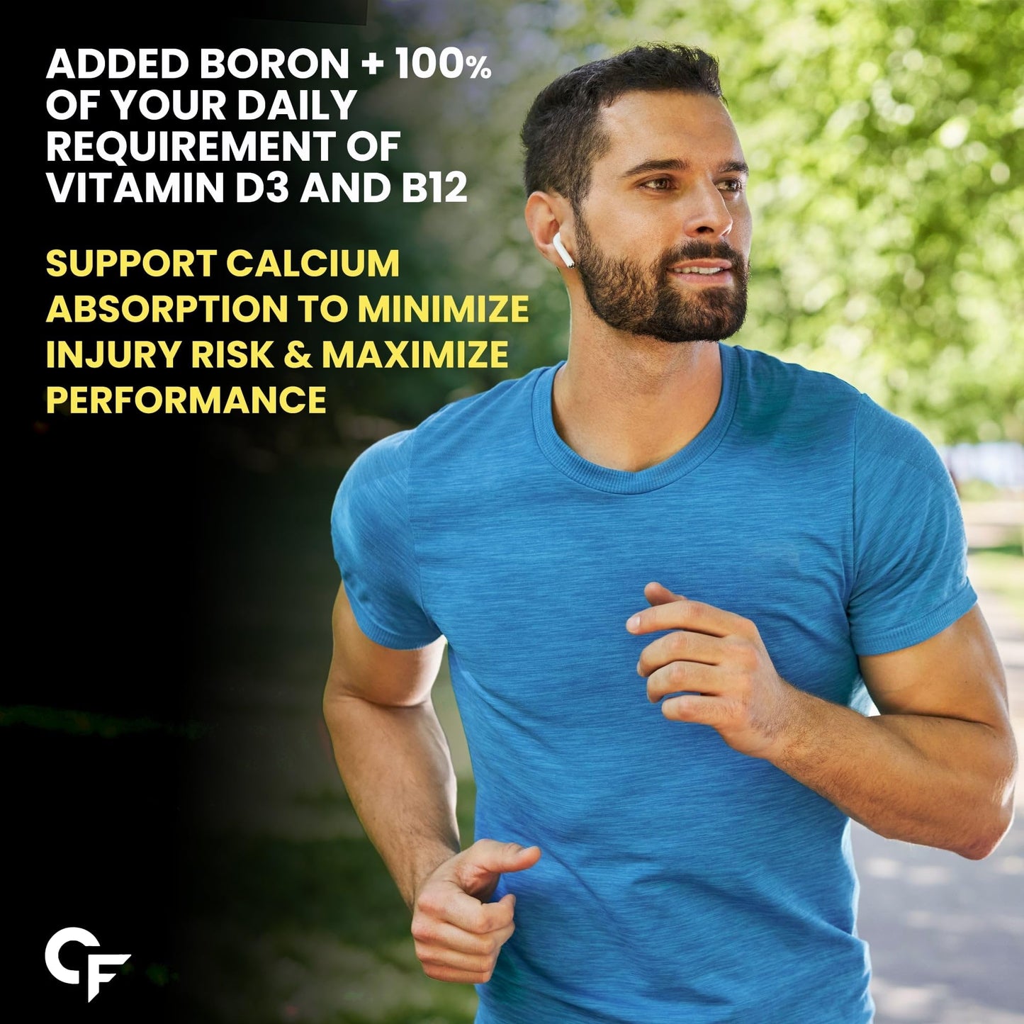 Carbamide Forte Joint Support Supplement for Adults with Glucosamine 1600mg Per Serving with Chondroitin, Boswellia, Turmeric & Ginger- Tablets 60 Count