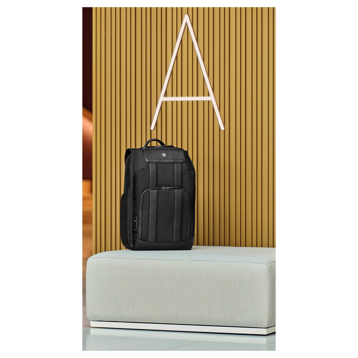 Victorinox Swiss Designed Deluxe Backpack, Laptop Bag For Men & Women, Architecture Urban 2, 23 Litres, Black, 653356