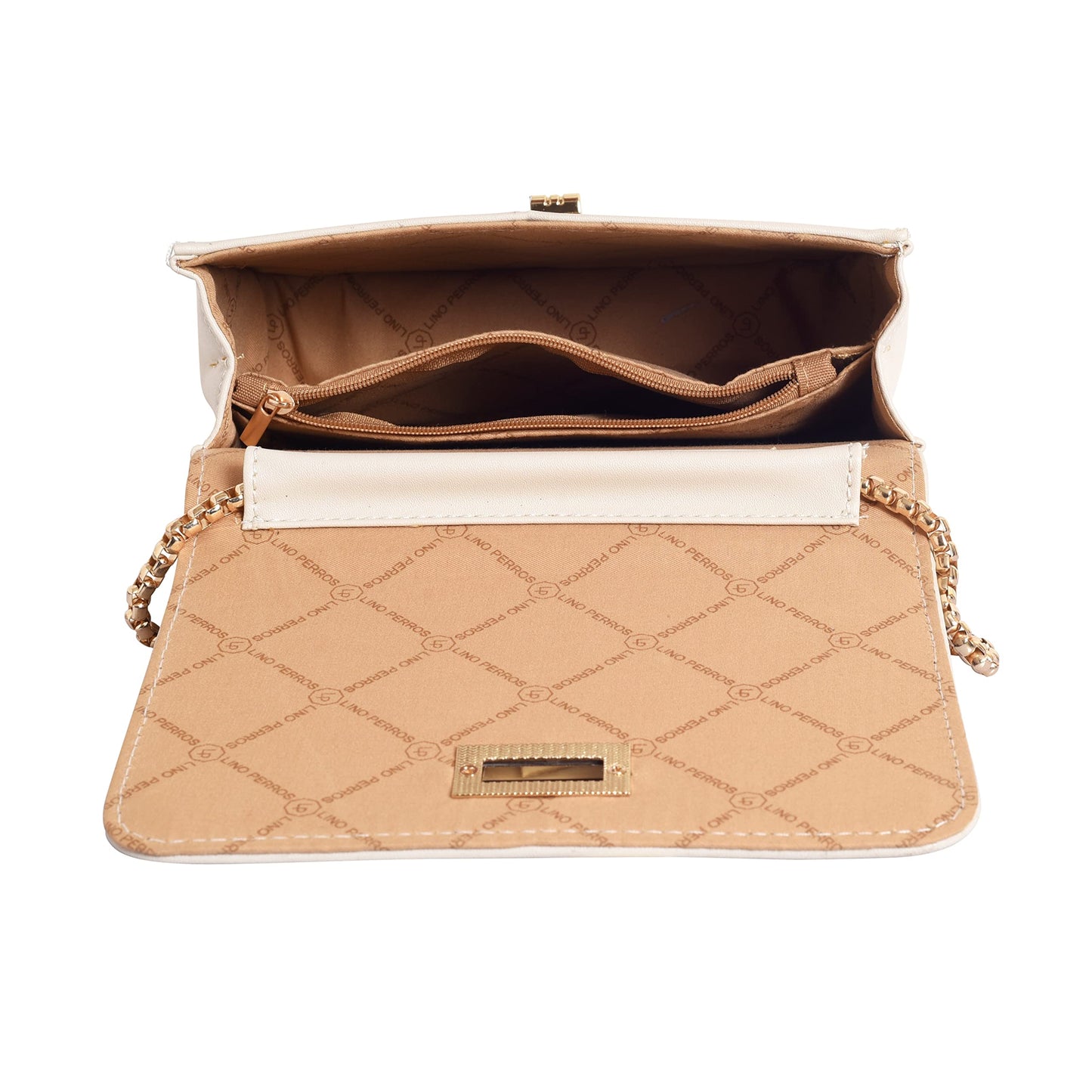 Lino Perros Women's Off-White Faux Leather Sling