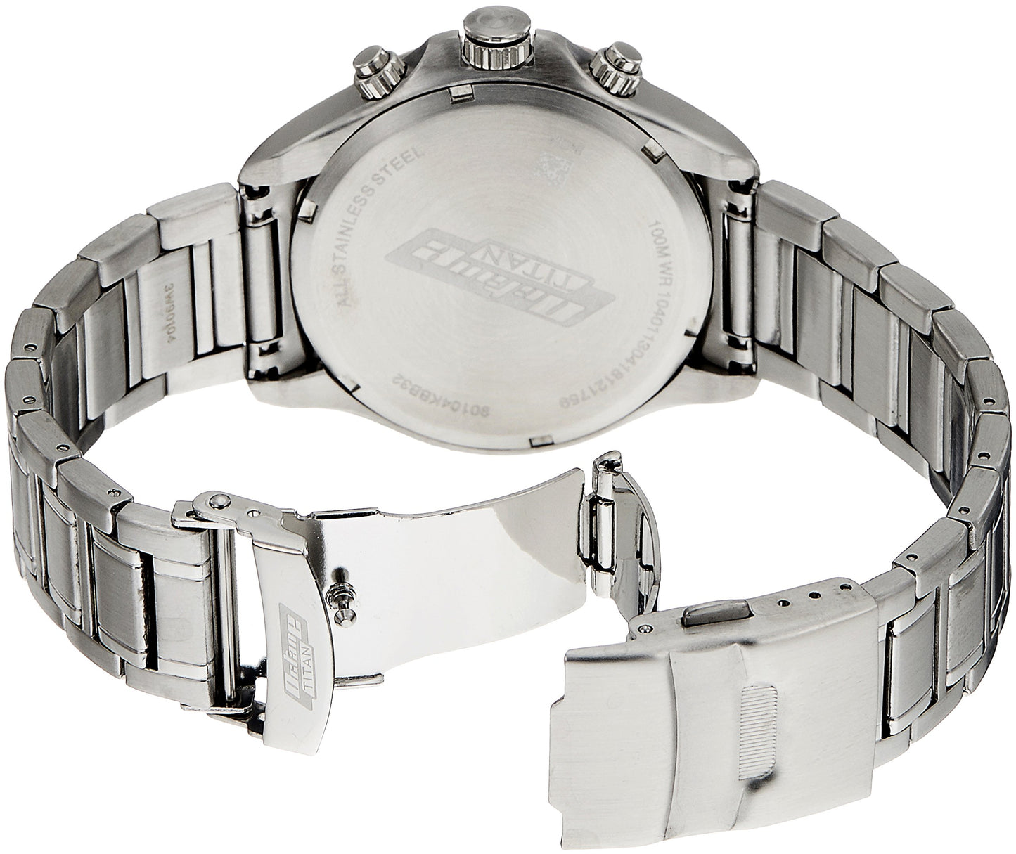 Titan Octane Active Analog Black Dial Men's Watch-NL90104KM02/NP90104KM- image 6