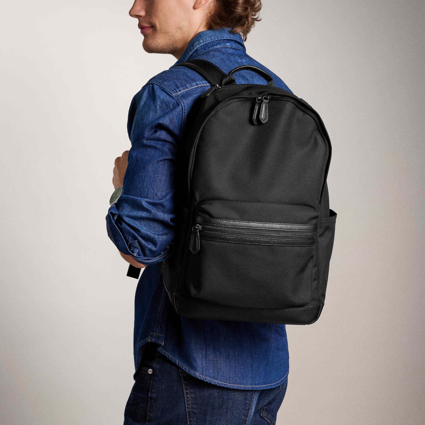 Fossil Buckner Black Backpack MBG9630001