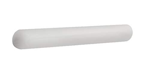 Prime Bakers and Moulders White Baking Rolling Pin Cake Decoration Fondant, 8 inch