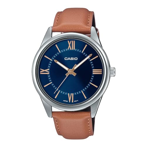 Casio Analog Blue Dial Men's Watch-MTP-V005L-2B5UDF