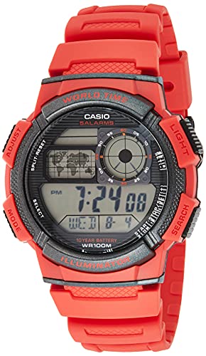 Casio Youth Digital Grey Dial Men's Watch-AE-1000W-4AVDF