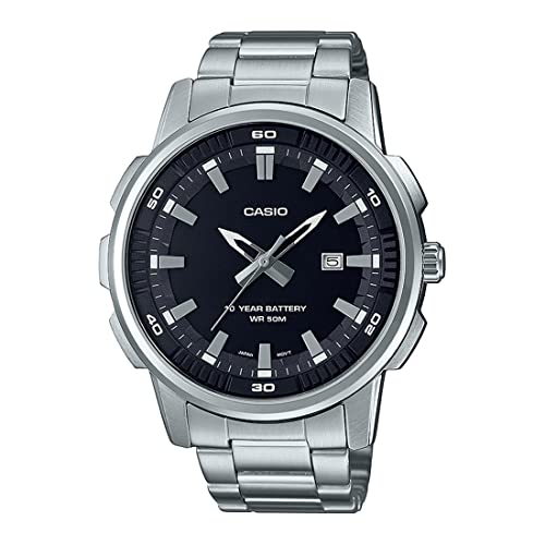 Casio Analog Black Dial Men's Watch-MTP-E195D-1AVDF