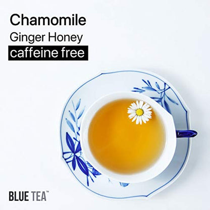 BLUE TEA - Chamomile Flower Tea | Pure Whole Flower Buds of Chamomile | Calming Tisane - Soothing Tea | 30 Gm (30 Cups)