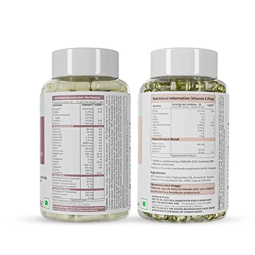 Neuherbs Hair-Skin Vitamin (60 N Capsules) & Vitamin E Plus (30 N Capsu- image 7