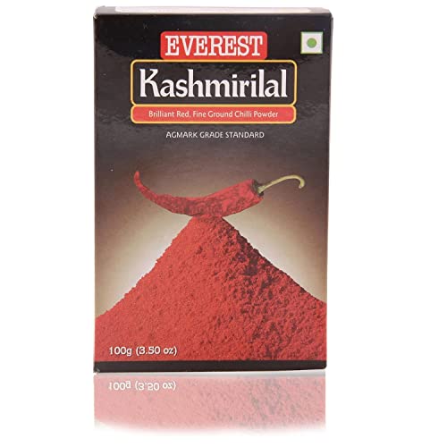 Everest Powder, Kashmirilal Ground Chilly ,100g (Pack of 2)