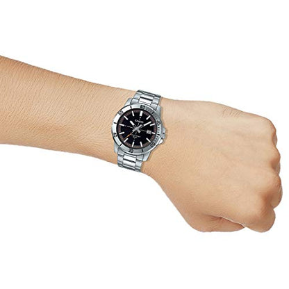 Casio Analog Black Dial Men's Watch-MTP-VD01D-1E2VUDF (A1734)