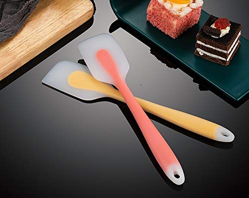 Silicone Spatulas Heat Resistant Flexible Spatula 450F with Stainless Steel Core, 27 cm, 1 Pc (Random Color)