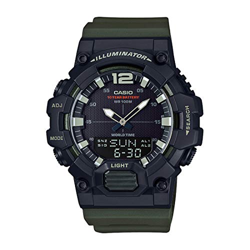 Casio Men Digital Green Digital Watch, HDC700-3A