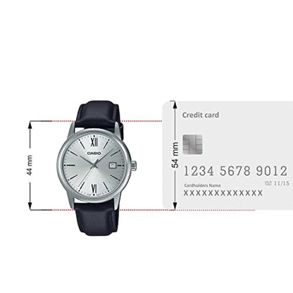 Casio Analog Silver Dial Men's Watch-MTP-V002L-7B3UDF
