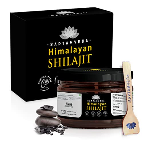 SAPTAMVEDA Himalayan Shilajit / Shilajeet Resin Liquid For Men and Women (Pack of 1 (20 GM))