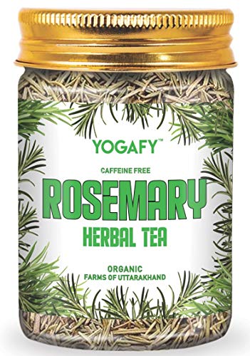 YOGAFY Organic Rosemary Leaves | Herbal Leaves for Improving Memory |100 Gram