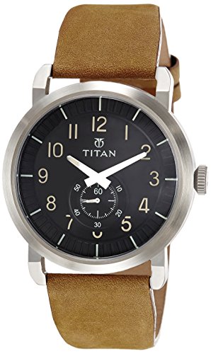 Titan Road Trip Analog Black Dial Men's Watch - 90025SL01 / 90025SL01