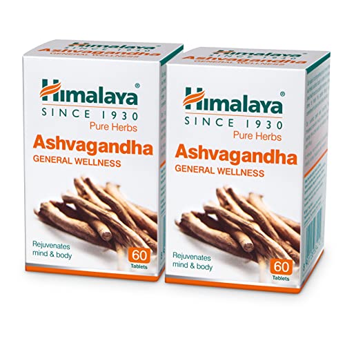 Himalaya Ashvagandha 120 Tablets Stress Relief Rejuvenates