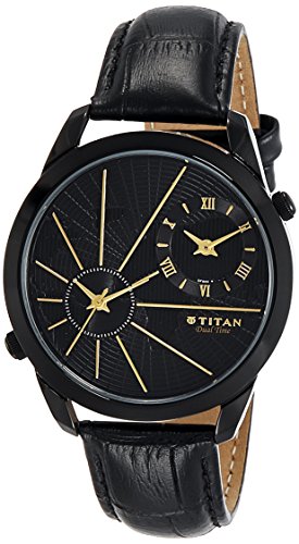 Titan Analog Black Dial Men's Watch-NL1707NL01