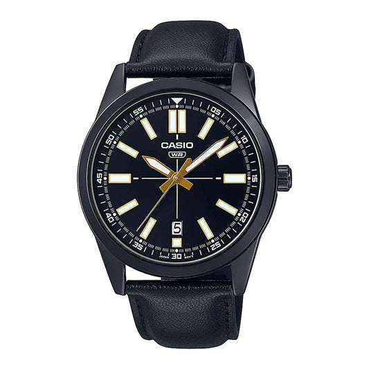 Casio Analog Black Dial Men's Watch-MTP-VD02BL-1EUDF