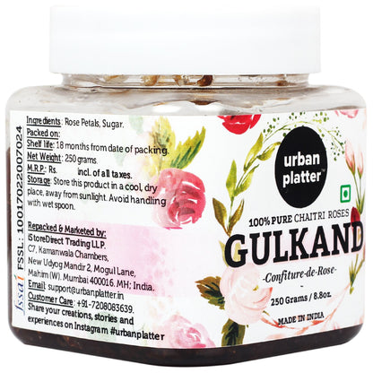 Urban Platter Natural Himalayan Gulkand (Rose Petal Jam), 250g